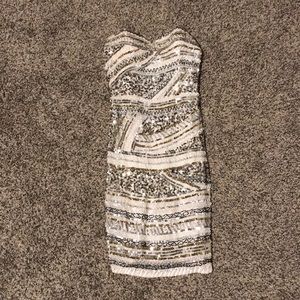 Strapless dress. Worn for 5 hours